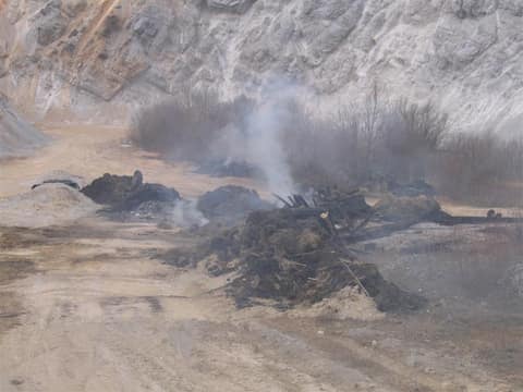 Požar kozolca 12.3.2009 Foto: PGD Postojna, Gantar S., Matičič T. – fotografija 27